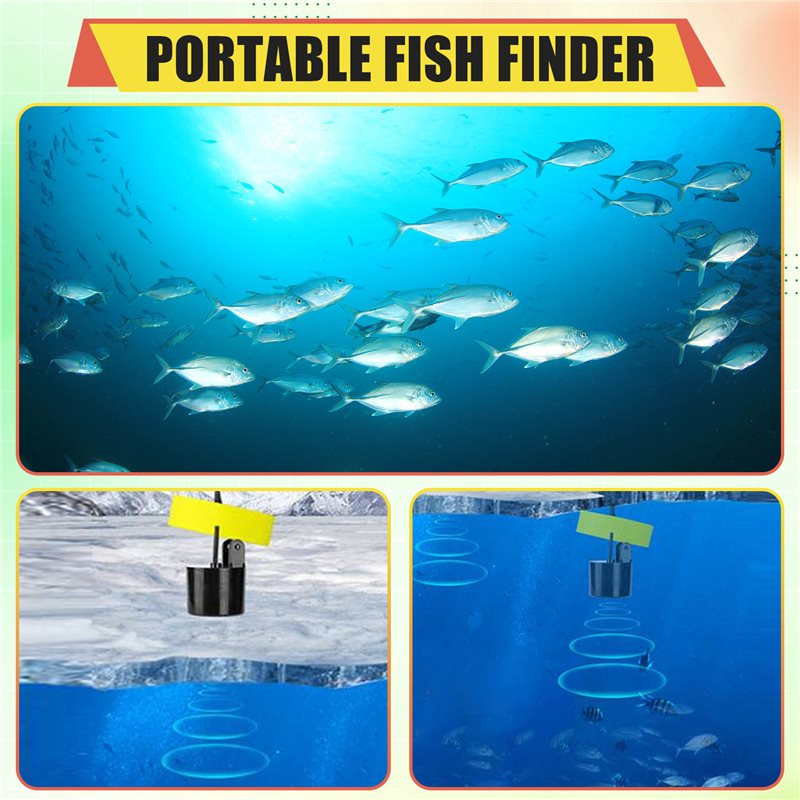 Fish Finder Transducer - جهاز ABKV المحمول لتحديد مواقع الأسماك