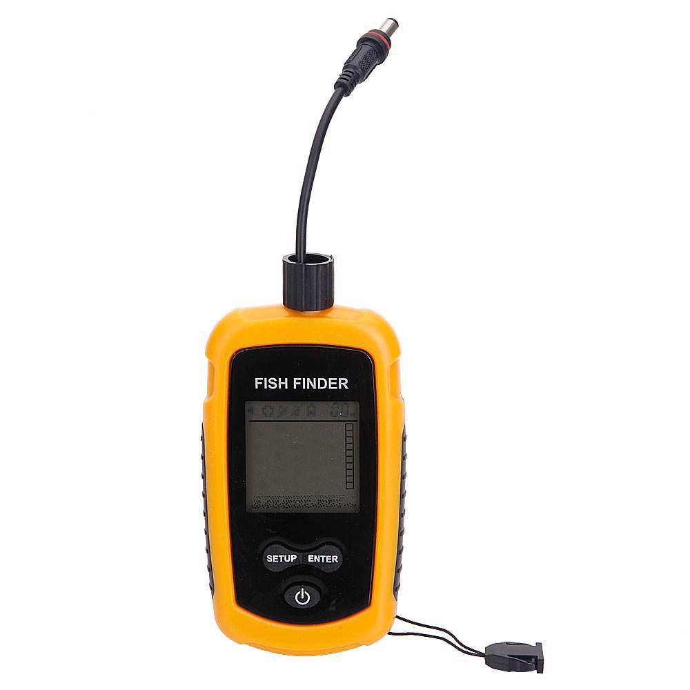 Fish Finder Transducer - جهاز سونار محمول لتحديد مواقع الأسماك