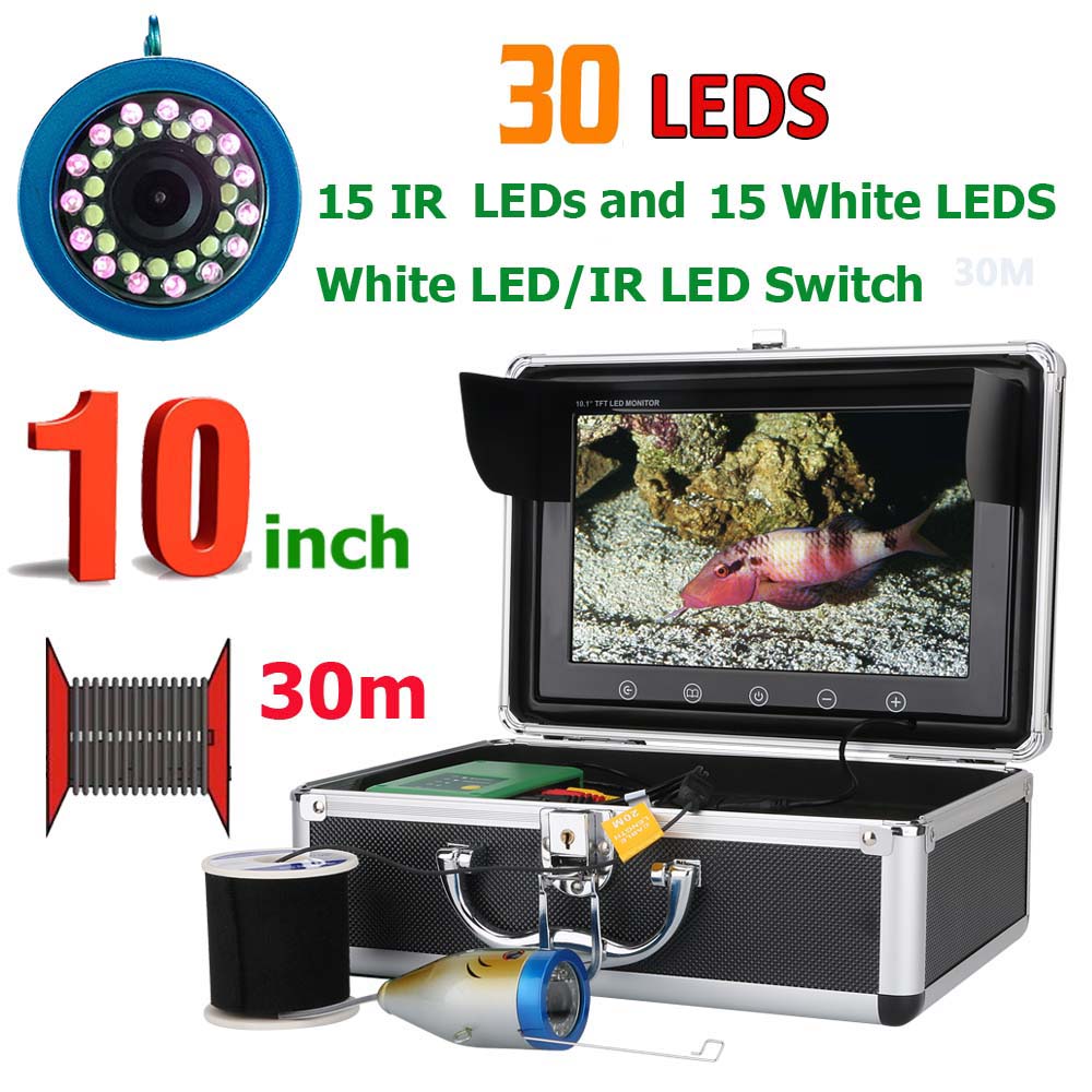 MaoTeWang 10 ''الشتاء صياد الس - مراجعة Fish Finder Cable وسعره