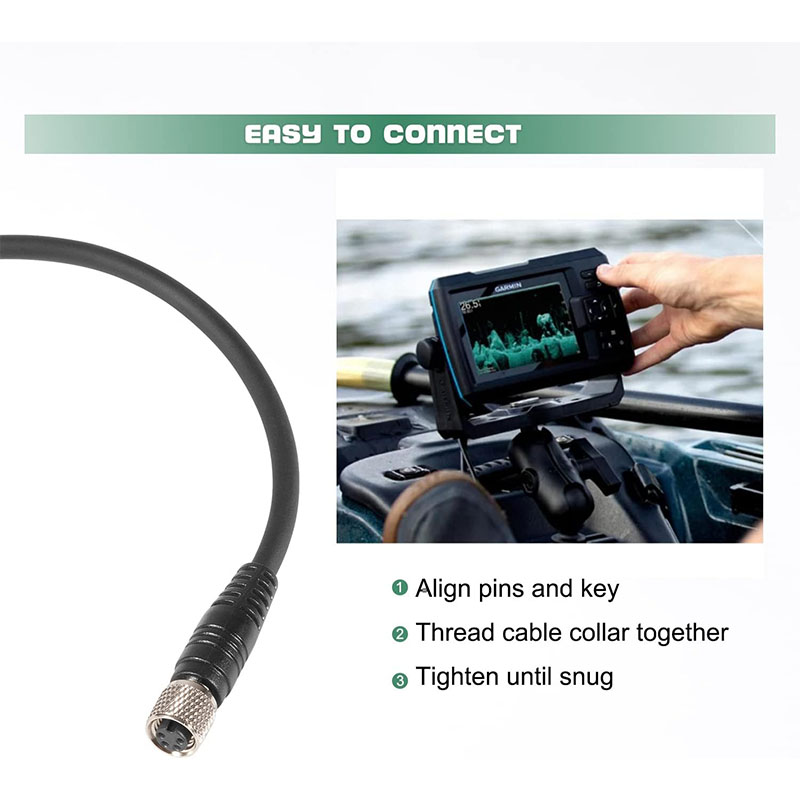 1852072 ‎ كابل محول MKR-US2-12 - مراجعة Fish Finder Cable وسعره