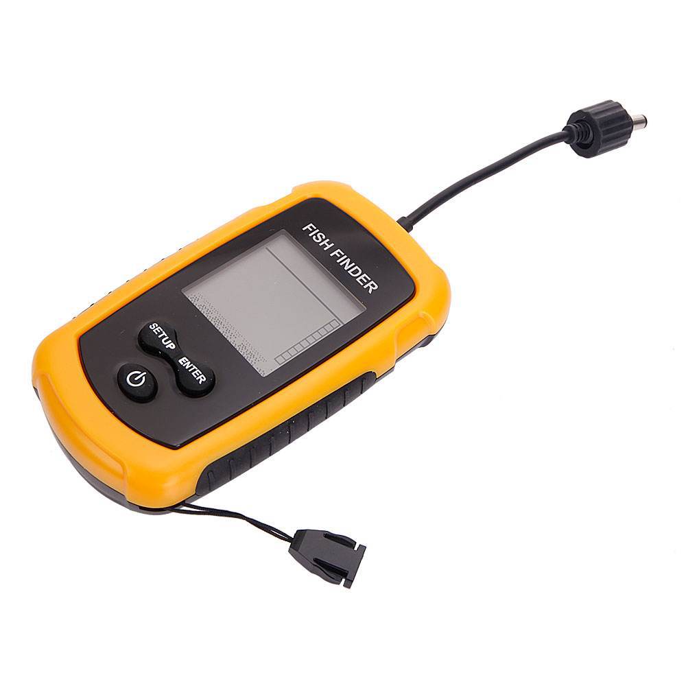 جهاز سونار محمول لتحديد مواقع  - مراجعة Fish Finder Transducer وسعره